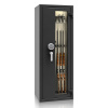 ISS Prosklený trezor St. Gallen WF VITRINA KOMBI 56410.52 EL, grafitově černý