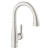 Grohe Parkfield - Drezová batéria s výsuvnou spŕškou, supersteel 30215DC1