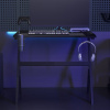 zahrada-XL Herný stôl LED v tvare Y čierny 90x60x75 cm 325422