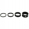 Wolf Tooth sada podložiek 3 5 10 15 mm čierna