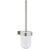 GROHE Essentials Cube súprava na čistenie toalety, nástenná verzia, Supersteel, 40513DC1