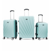 Sada cestovných kufrov AGA Travel MR4653-Mint - tyrkysová