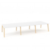 Interier Říčany Pracovné stoly Bench ALFA ROOT 420x160cm, biely