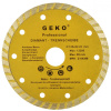 Diamantový kotúč TURBO 125 x 22 x 2,4 mm, celistvý segment, GEKO