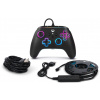 Gamepad PowerA Advantage Wired Controller - Xbox Series X|S s Lumectra + RGB LED Strip - Black (XBGP0076-01)
