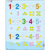 LARSEN Puzzle Počítanie do piatich 15 dielikov