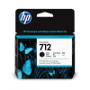 3ED71A, HP 712 originální inkoustová náplň Black 80ml