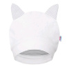 Luxusná detská zimná čiapočka s uškami New Baby Snowy collection 80 (9-12m)