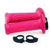 gripy LOCK-ON D100 offroad délka 125/130 mm 2 vačky DOMINO růžov