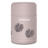 Miniland Termoska na jedlo Terra, 600ml, ružová/listy, 8413082894467
