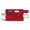 VICTORINOX 0.7100.T SwissCard Ruby translucent