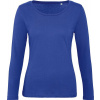 B&C | Inspire LSL T /women, Dámske tričko s dlhým rukávom, modrá cobalt, M