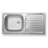 NOVASERVIS Drez 43,5x86 s odkvapom a prepadom nerez DR43/86