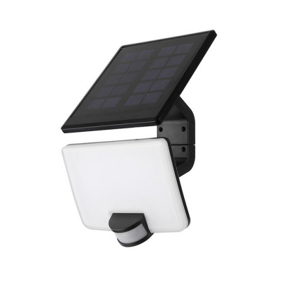 Solight WO785 Solárne svietidlo so senzorom LED, 11W, 4000K, 1200lm, IP54, čierna