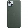 Kryt na mobil Apple iPhone 15 Plus FineWoven Case with MagSafe Evergreen MT4F3ZM/A