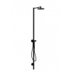 Axor Starck Sprchový set s termostatom, priemer 24 cm, 1 prúd, matná čierna 12672670-AX