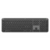 LOGITECH K950 bezdrôtová klávesnica US (920-012465) WiFi (USB prijímač) / Bluetooth / Lokalizácia US / Numerická časťSivá / Batéria 2x AAA