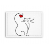 Fotoobraz 90x60 cm stredný Love cat