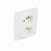 Legrand 764543 NILOÉ ZÁSUVKA 2X2P+T S DETSKOU OCHRANOU 16A BIELA + predĺžená záruka na 3 roky