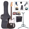 Encore EBP-E2 Gloss Black (Gitarový set – Elektrická gitara typu Telecaster)