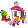 UNICO PLUS / ANDRONI GIOCATTOLI Unico Plus stavebnica Hello Kitty Automyčka kompatibilná 42 dielov
