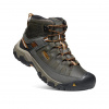 Keen Targhee III Mid WP Wide M black olive/golden pánské nepromokavé kožené trekové boty - 42 EUR