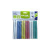 EXTOL Tyčinky tavné farebné ligotavé 12ks,pr.7,2mm, dĺžka 100mm 9910EXTOL