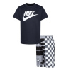 Nike Lifestyle T-Shirt & Shorts Set Infants Black 3-4 roky