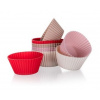 Banquet sada silikónových košíčkov Culinaria Red 6 cm 12 ks