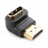 NEDIS HDMI adaptér úhlový 90°/ HDMI konektor - HDMI zásuvka/ černá CVGB34901BK