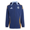 adidas Mens adidas Real Madrid All-Weather Jacket 24/25 Tenabl/Creo/Blu M
