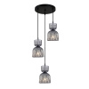 Italux Balme PND-3619-3A-BK-SG závesné svietidlo 3xE27 40W
