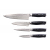 Sada nožov G21 Gourmet Damascus v bambusovom bloku 4 ks + brúsny kameň