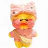 Kačica lalaffanfan plyšový maskot hračky deti (Kačica lalaffanfan plyšový maskot hračky deti)