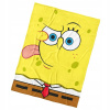 Carbotex Veľká coral fleece deka SpongeBob motív Emoji
