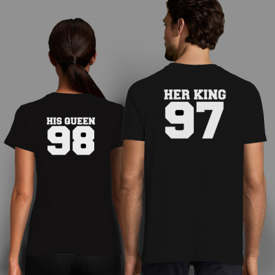 king a queen tričká – Heureka.sk