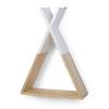 Polica na stenu Tipi Natural White