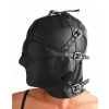 Strict Leather Asylum Leather Hood with Removable Blindfold and Muzzle