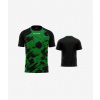 SHIRT ART INTERLOCK M/C dres zelená-čierna XL