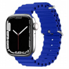 AppleKing silikónový oceánsky remienok pre Apple Watch 42mm / 41mm / 40mm / 38mm - modrý - možnosť vrátiť tovar ZADARMO do 30tich dní
