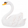 Figúrka plávajúca labuť Swan 20 cm ŽIVICA VYPR