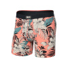 Pánske boxerky Saxx Vibe Xtra Fly Hibiscus Jungle-Coral L
