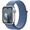 Hodinky Apple Watch Series 9 GPS, 45mm Silver Aluminium Case with Winter Blue Sport Loop