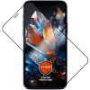 Prémiové ochranné tvrdené sklo FIXED Armor s aplikátorom pre Apple iPhone 12/12 Pro, čierne FIXGA-558-BK