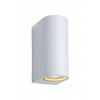 Lucide 22861/10/31 Exteriérové nástenné svietidlo ZORA-LED Wall Light 2xGU10/5W biele