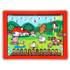 Teddies Tablet farma Moje první zvířátka 24x19x1,5 cm na baterie v krabičce