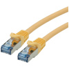 Roline 21.15.2823 RJ45 sieťové káble, prepojovacie káble CAT 6A S/FTP 3.00 m žltá dvojžilový tienený, bez halogénov, samozhášavý 1 ks; 21.15.2823
