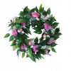 Veniec na dvere - 1ks Emulácia Rose Garland Spring Home veniec (Veniec na dvere - 1ks Emulácia Rose Garland Spring Home veniec)