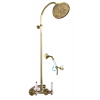 MORAVA RETRO - Sprchový systém s vodovodnou batériou, Stará mosadz (Bronz) MK581.5/3SM, RAV Slezák Farba: Stará mosadz (Bronz), Rozmer: 150 mm