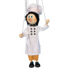 Drevená marioneta Kuchár, 35cm
